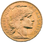 Pièce de monnaie en or Napoléon Marianne 20 Francs